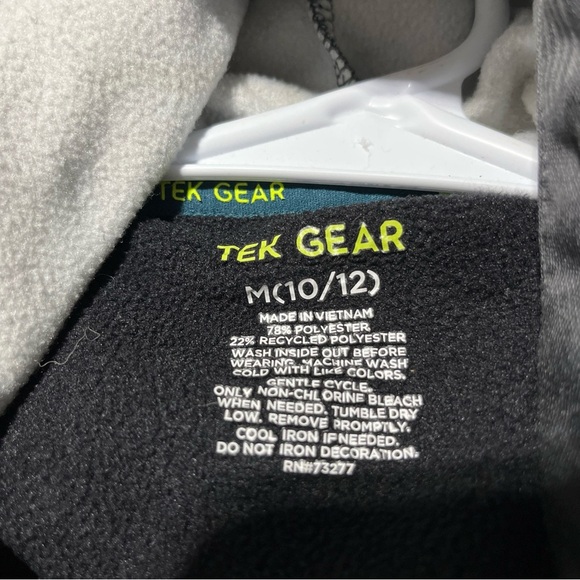 2 Tek Gear Performance Basketball Football Fleece Pull Over Hoodie Size Medium - Picture 5 of 11